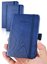 AISBUGUR Pocket Notebook, Small Notebook, 2-Pack Total 320 Pages,3.7" x 5.7" ...