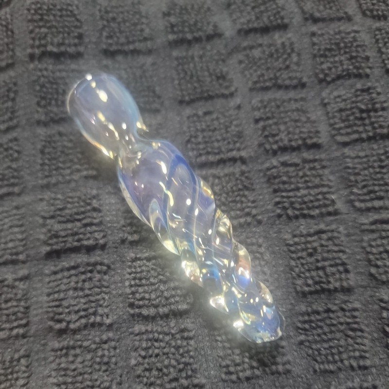 GLASS CHILLUM PIPE TOBACCO SMOKING 