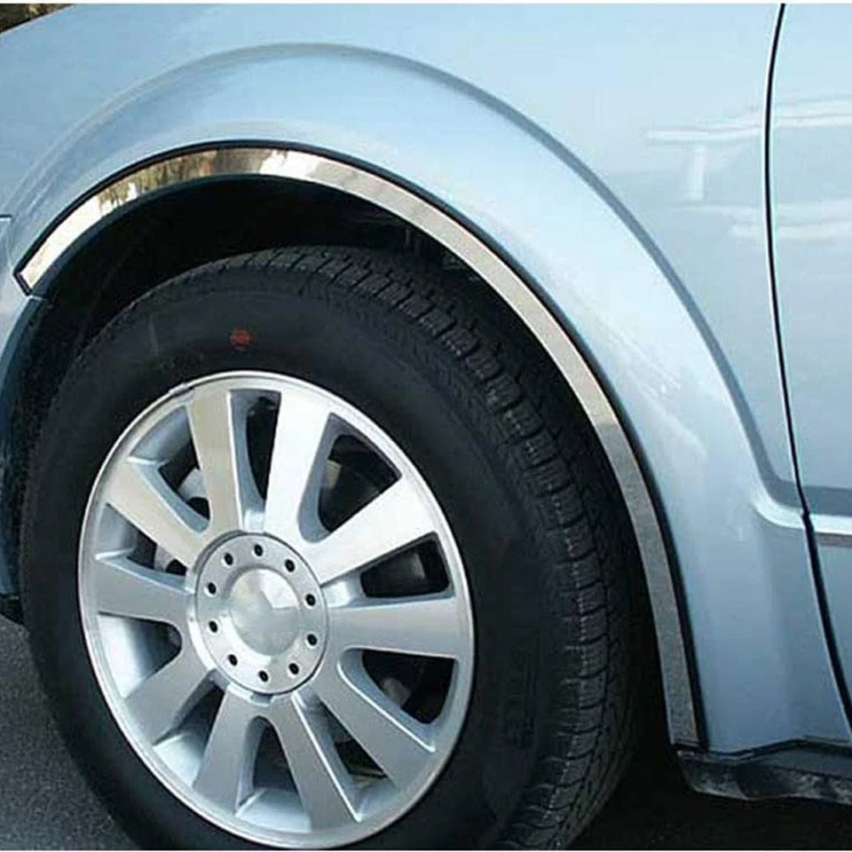 6 piezas. Guardabarros de acero inoxidable FX de lujo con 3M y junta para Ford Taurus X 2008-09 Foto 2 de 4