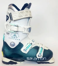 USED $500 Women's Salomon QST Access R70 W Ski Boots White Sizes 6 7 7.5 8 10
