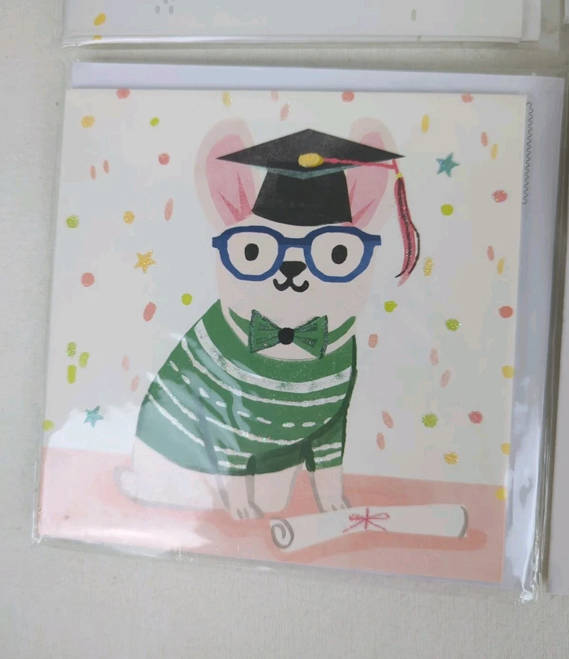 Lot 6 Graduation Day Cards Congrats Treasures Pop Up Greeting Card Up With Paper - Image 4 of 4