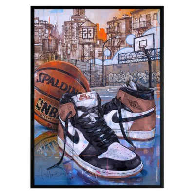 U井T吾 AIR JORDAN 1 ポスター 2枚セット artrA Nike air Jordan 1 Rust Pink poster (50x70cm / 19.68×27.56 inch) | eBay