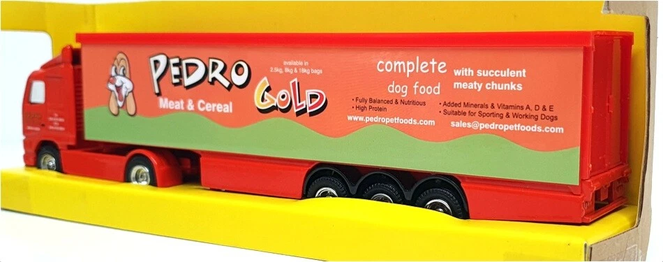 Corgi 1/64 Scale Diecast TY86715 - Volvo Curtainside Trailer Truck - Pedro - Image 2 of 4