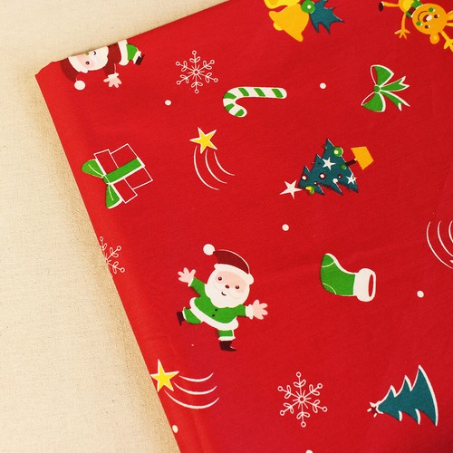 20 Sewing Precut Cotton Christmas Quilting Fabric Scraps Remnants Bundle Squares - Picture 19 of 20