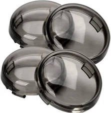 Eagle Lights 2" Smoked Lenses for Harley Davidson Motorcycles - Set of 4 Lenses