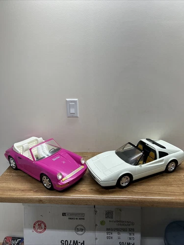 Vintage 1991 Pink Porsche Cars