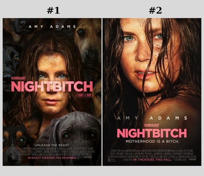 Nightbitch Body Horror Comedy Movie Poster Amy Adams Scoot McNairy T235