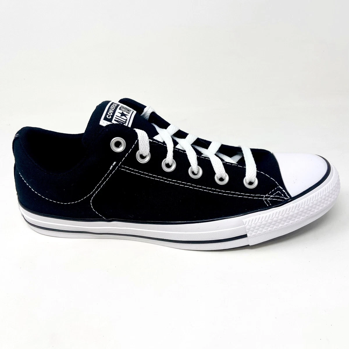 Converse Chuck Taylor All Star High Street Black White Mens Shoes A01718F | eBay