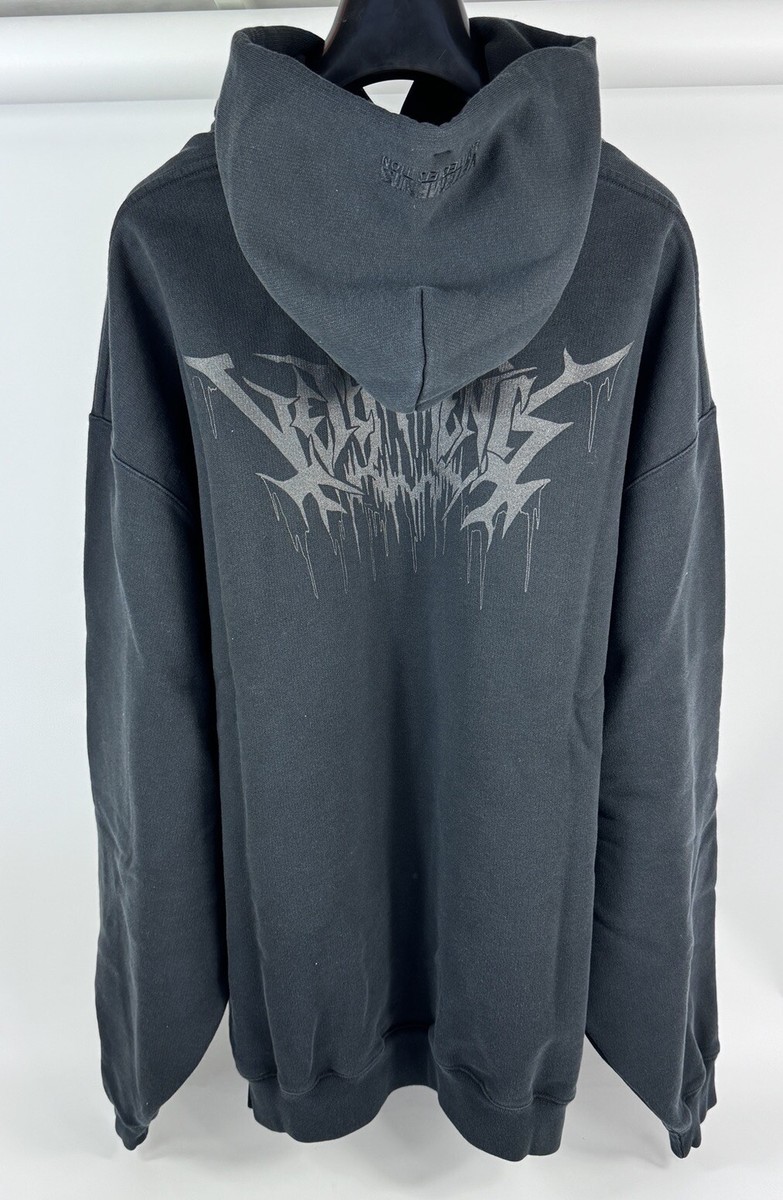 Vetements - Scull Print Oversized Hoodie Size: S Fits XXL | eBay