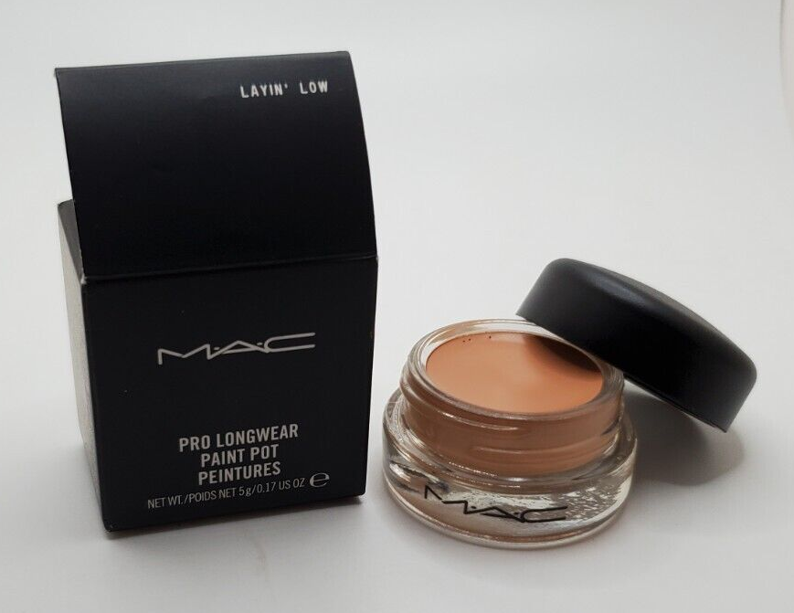 MAC Pro Longwear Paint Pot LAYIN' LOW Creamy Beige NIB 5gm/.17oz