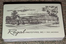 Vintage Regal Prototypes Inc Troy Michigan Playing Cards Deck