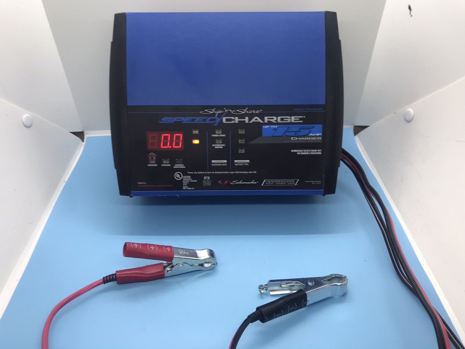 Schumacher Ship 'N Shore 15 Amp Speed Battery Charger 12V Model SSC