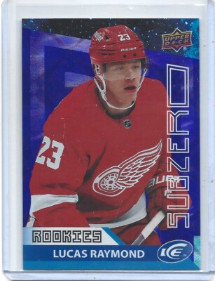 2021/22 UPPER DECK ICE LUCAS RAYMOND SUB ZERO VARIATION PHOTO RC #V-60  SSP