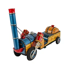 Trade Mark Modern Toys Japan Old Fashioned Locomotive Tin Friction Motor Toy