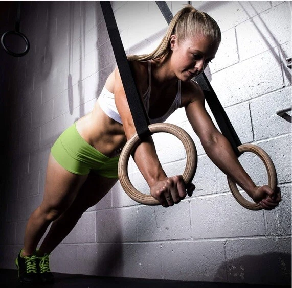 Anillos de gimnasia de madera Prosource Fit Foto 3 de 3