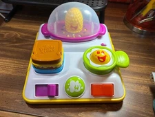 See VIDEO RARE ~ KIDS II Bright Starts Giggling Gourmet ~ English/Spanish/French