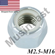Stainless Steel Hex Lock Nut - M2.5, M3, M4, M5, M6, M8, M10, M12, M14, M16 