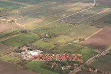 PHOTO  MOATED SITE AND RIDGE AND FURROW BY ST. PETER'S CHURCH SALTFLEETBY: AERIA