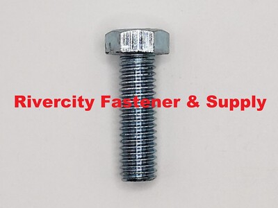 3/8-16x1-1/4 Tap Bolts Hex Head Screws 3/8x16 x 1.25 Full Thread 3/8x16x1-1/4