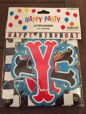 NEW Pirate Happy Birthday Letter Banner 6 Ft Long BB7