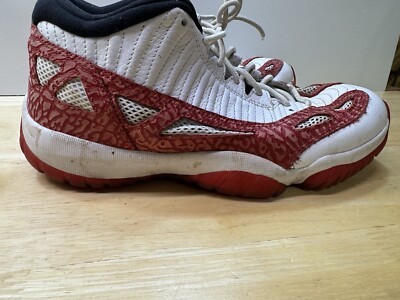 Nike Air Jordan 11 XI Retro Low IE Shoes Mens Size 9 White Gym Red