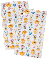 2Er Set GeschirrtüCher KüChentüCher 40 X 70 Cm Baumwolle Ostern