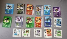 Skylanders Trading Cards Lot 17 Cards and Stickers Giants Seap Force