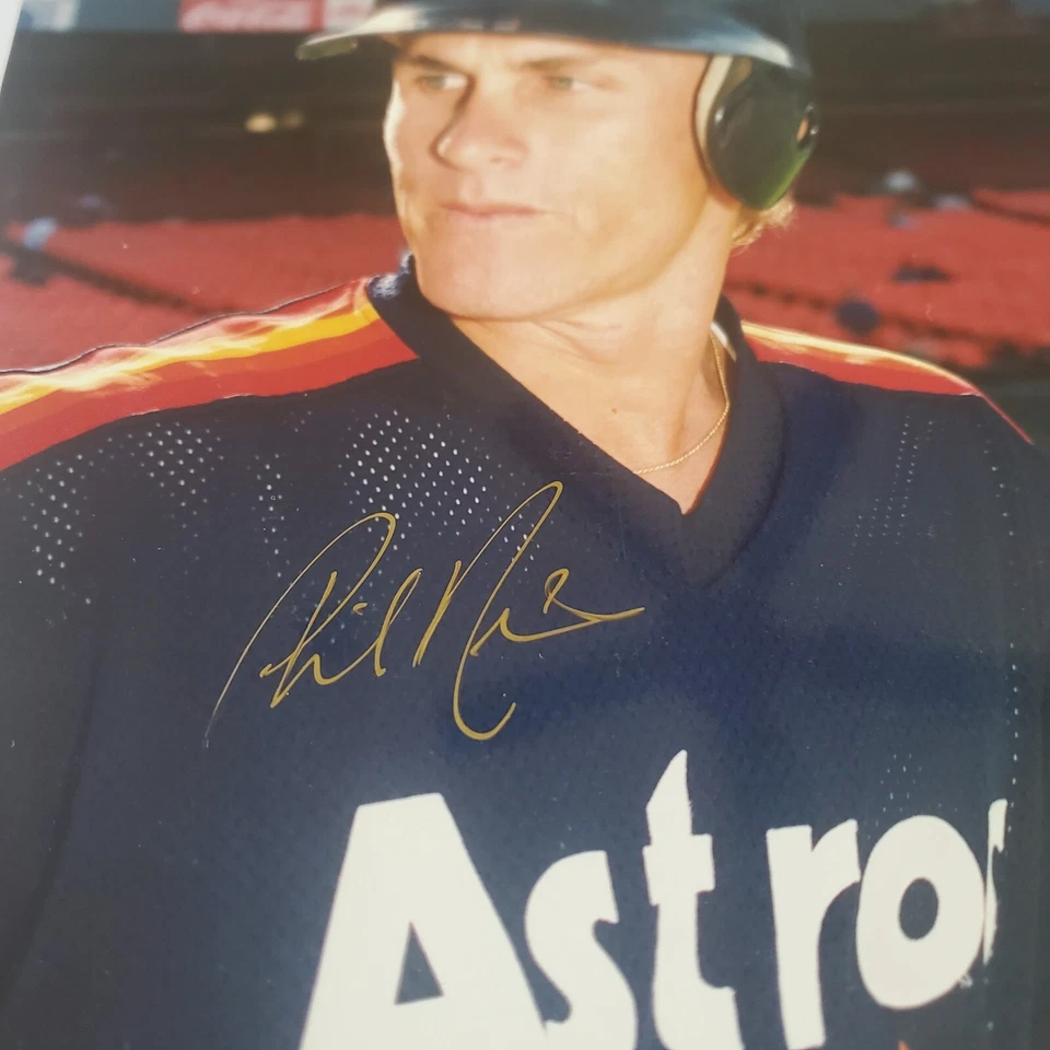 Autograph Phil Nevin Houston Astros Photo w/COA BB-212 - Image 2 of 4