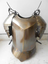 Medieval Flute Armour Jacket W/ Shoulder Heavy Jacket Replica Halloween Costume