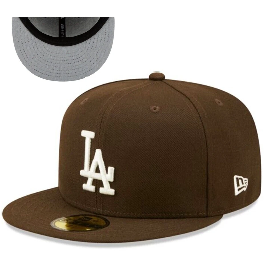 Los Angeles Dodgers New Era 59FIFTY Fitted Hat - Brown