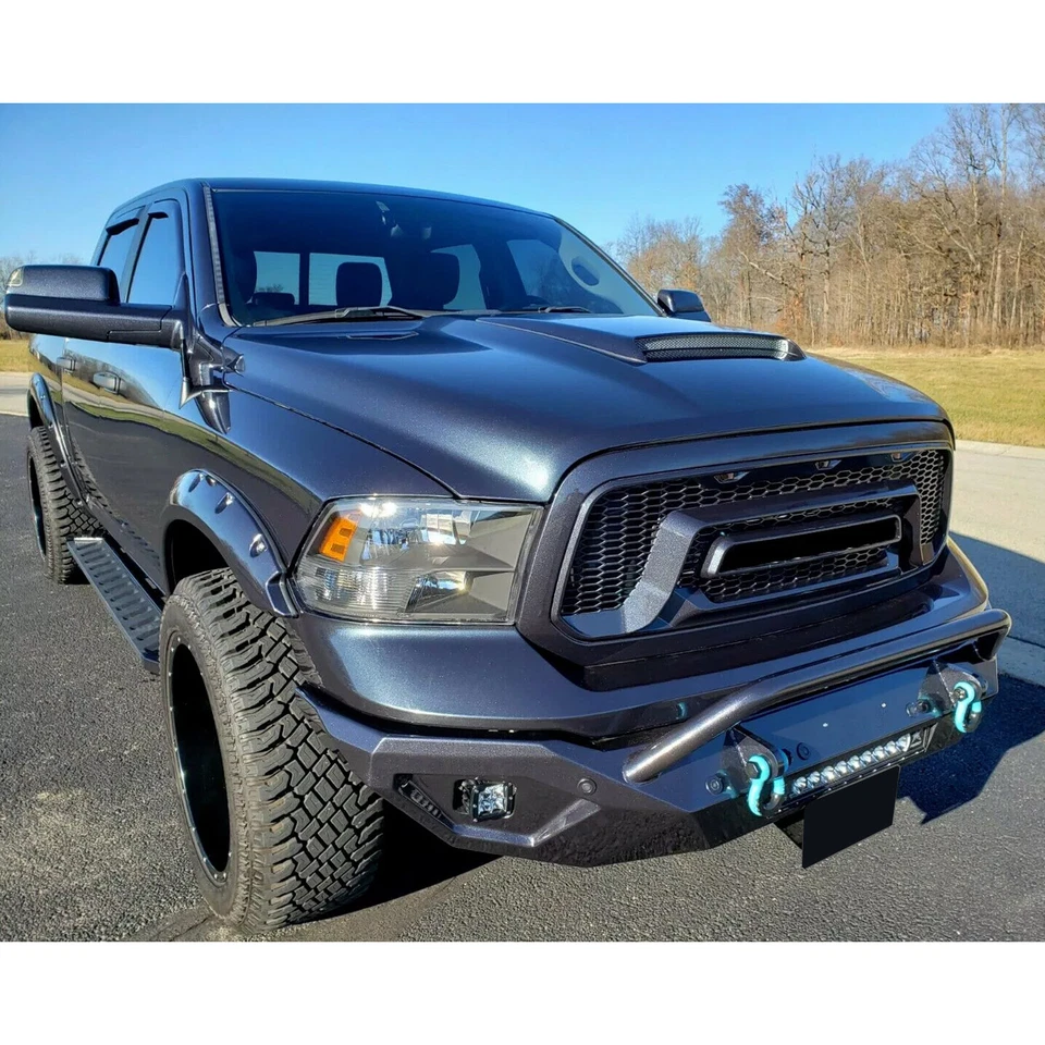 Universal 25.2"×25.2" Hood Scoop Vent For Challenger Sliverado Nissan Titan - Image 4 of 4