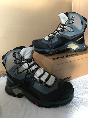 Neu mit Karton Salomon Quest Element GTX UK 7 EUR 40 2/3 UVP 170  Damen ORIGINAL Ebenholz/Regen