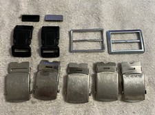 Vintage Lot of US Army Military Dress Uniform Belt Buckles  Parts 2-Alco