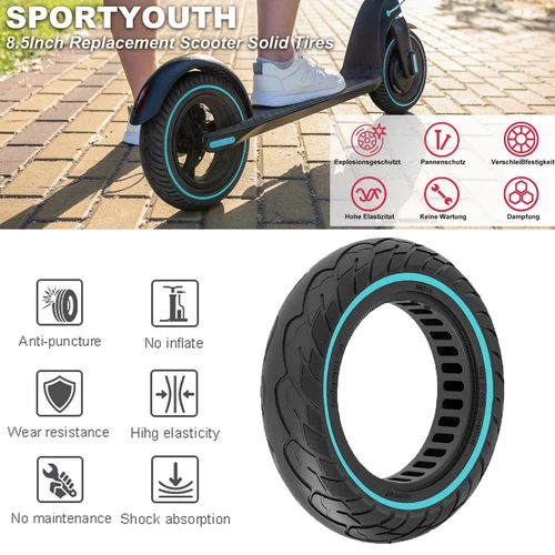 1/2x Replacement Solid Tyre 8.5" Honeycomb Tire for Xiaomi Mi M365 Pro E-Scooter