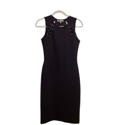 ebay black bodycon dress Black Almost Famous Bodycon Dress