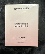 Grace and Stella Collagen Boosting Eye Mask Sealed In Box Exp 07/23 12 Pairs