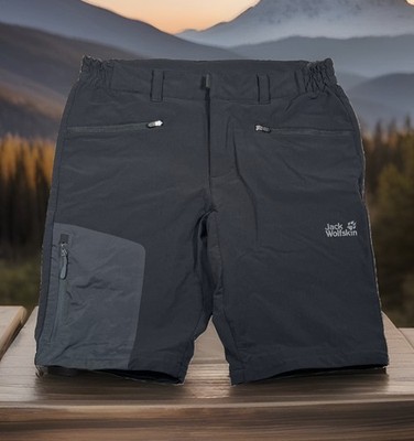 Jack Wolfskin Flexshield Shorts Men's L Zipped Pockets Outdoors Hiking