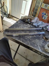 1964 Ford Thunderbird Left Right Exterior Sail Panel Lower Trim Chrome.