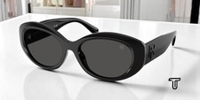 RALPH LAUREN RL8232U 500187 Black Grey 55 mm Women's Sunglasses