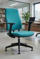 BüRosessel TüRkis Mit Stabilem Kunststoffgestell Und Ergonomischem Design