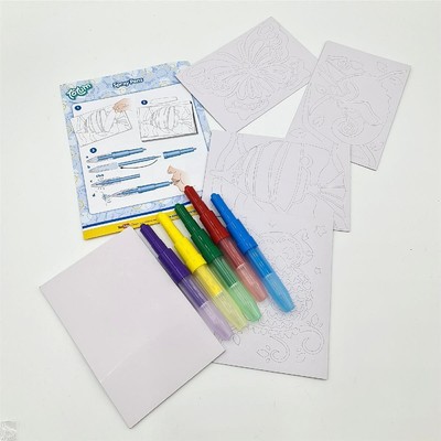 Totum Sprühstift Set Schablonen Malen Puste Bilder Basteln;Artistic