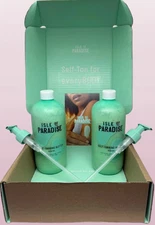 ISLE OF PARADISE SELF TANNING BUTTER MEDIUM 16.9 OZ NEW WITH PUMP BOXED 2PCS