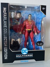 McFarlane DC Multiverse Strange Lives of SUPERMAN PLATINUM CHASE RED SUIT