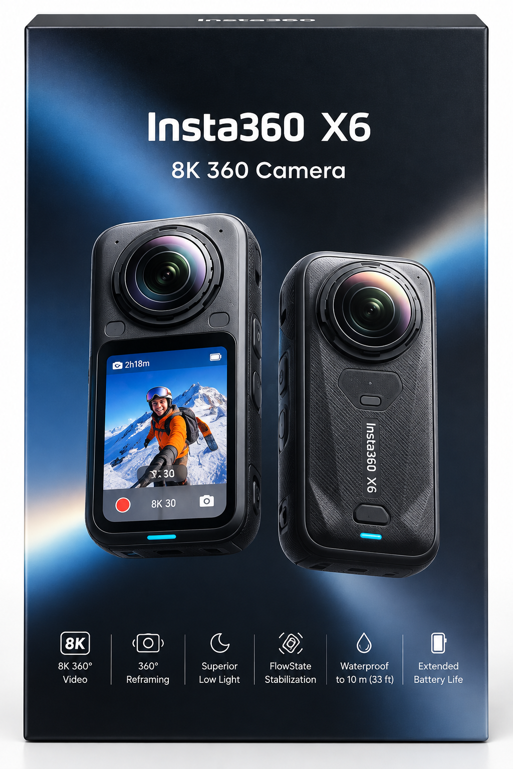 Insta360 X6 Standard Bundle Action Cam - Image 6
