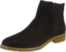 Royal Republiq Ladies Prime Crepe Suede-BLK Chelsea Boots, Black (Black), 37 EU