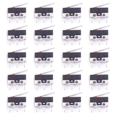 #ad 20Pcs Micro Switch AC 1A 125V 3Pin SPDT NONC Hinge Lever Momentary Push Butt... $7.51