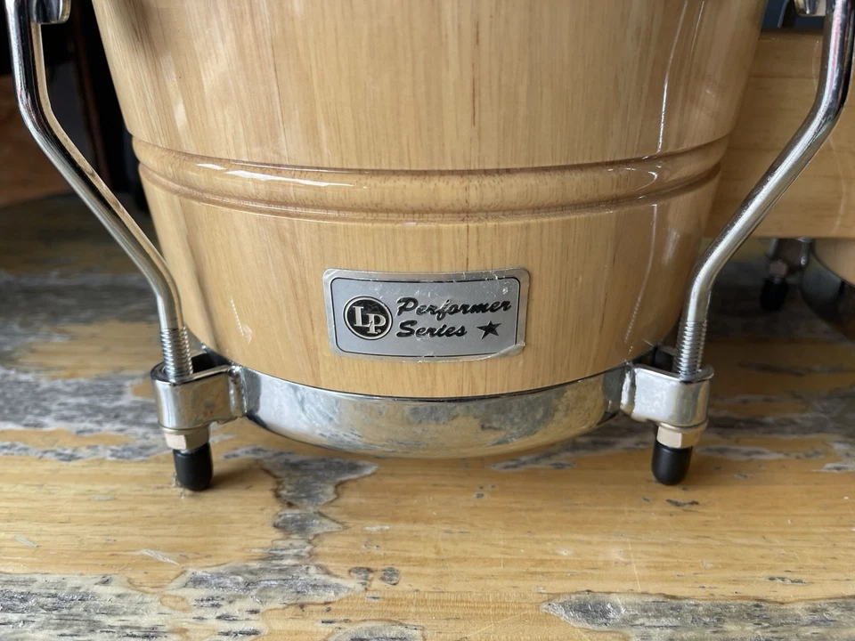 LP Performance Series 18” Bongos Natural Wood Finish - image 3 of 4