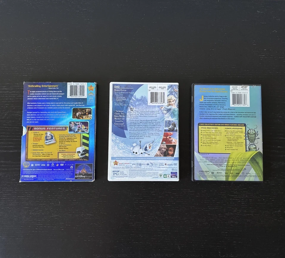 DISNEY MOVIES LOT A BUGS LIFE COLLECTORS EDITION FROZEN WALL-E DVDS A Bug’s Life - Image 2 of 4