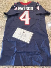 Deshaun Watson Houston Texans 2019/46+6 with RCM patch rare game issued/used COA