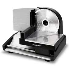 NutriChef Electric Meat Slicing Machine -Automatic Food Preparation Equipment